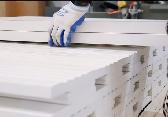 USA-Standard-Türarchitrav aus PVC und WPC-Vinyl mit hoher Nagelhaltung